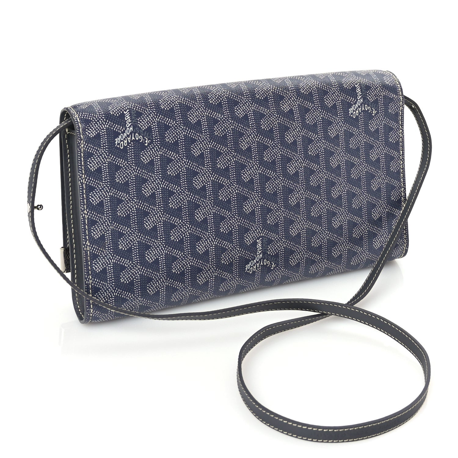 Goyard ine Monte Carlo Bois Clutch With Strap Gray 3 of 16