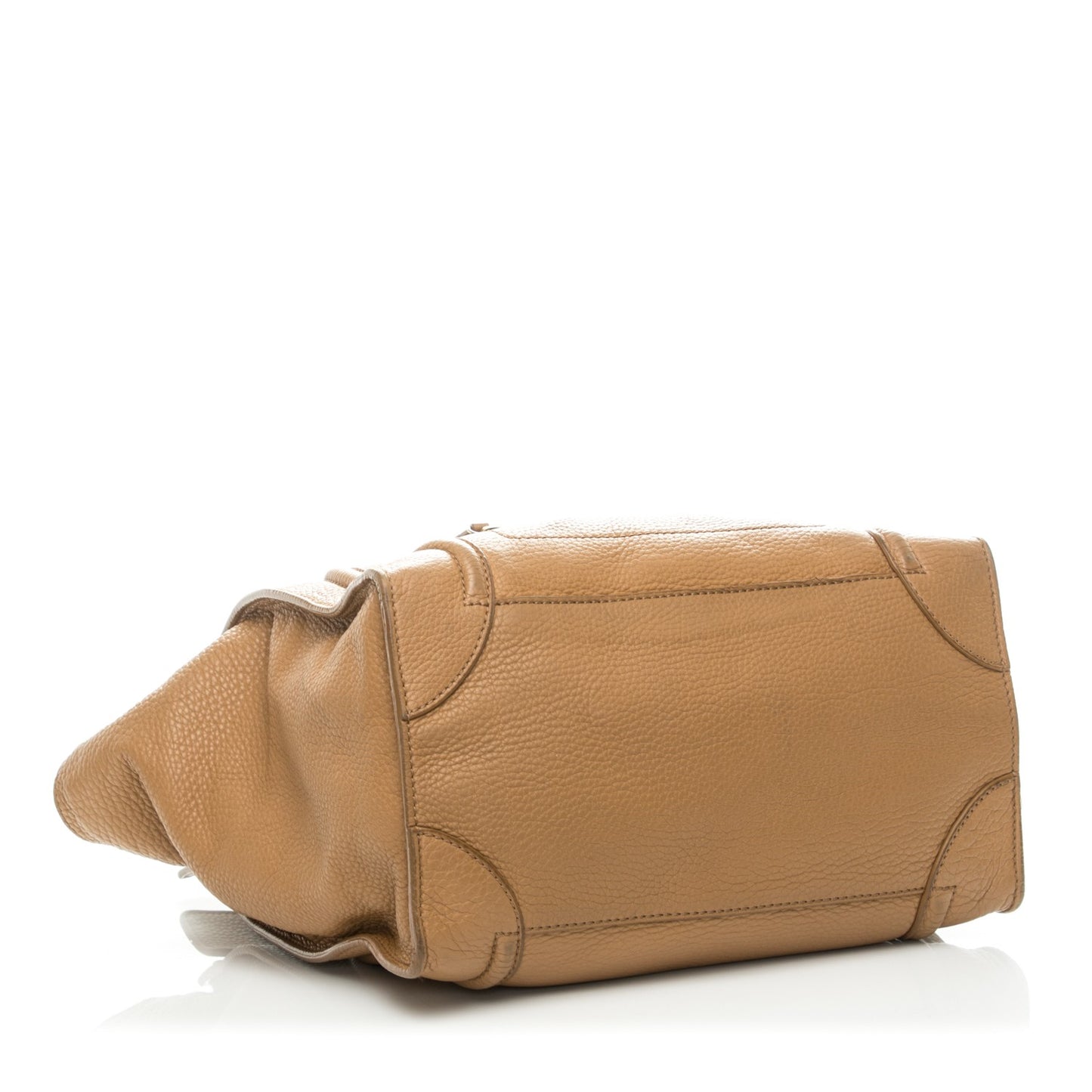 Pebbled Calfskin Mini Luggage Camel