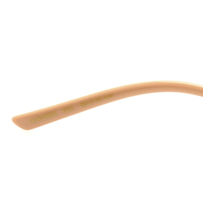 Gucci Oversized Sunglasses GG0396S Gold 6 of 7