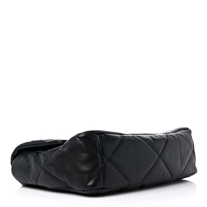Chanel Lambskin Quilted Large Chanel 19 Flap Black 4 of 10