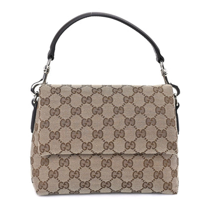 Gucci Monogram Web Small Crossbody Bag Beige Ebony 1 of 7