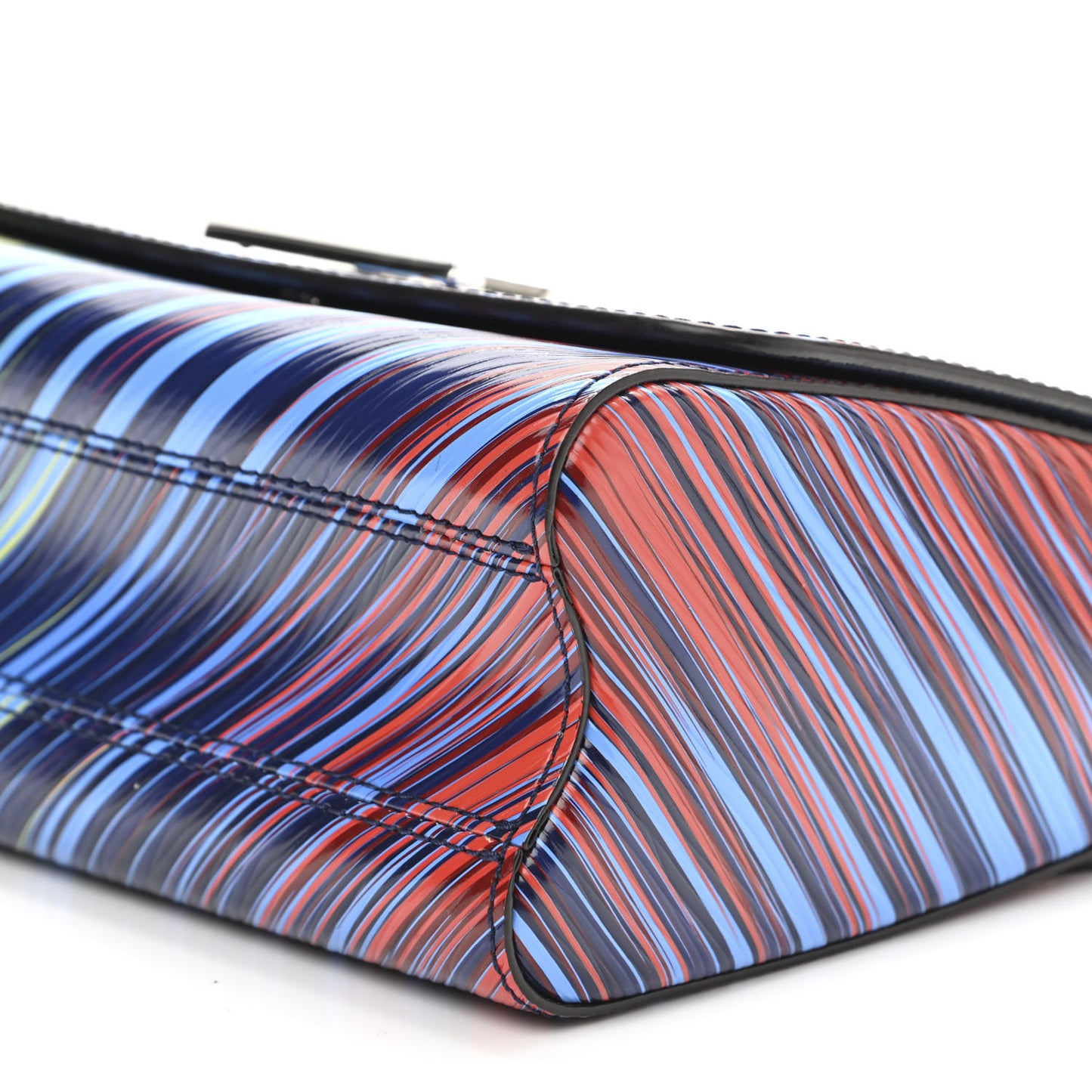 Epi Tropical Twist Shoulder Bag MM Vert Rouge