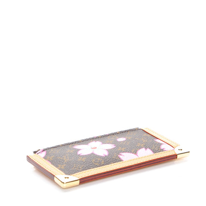Louis Vuitton Monogram Cherry Blossom Key Pouch Brown 4 of 7