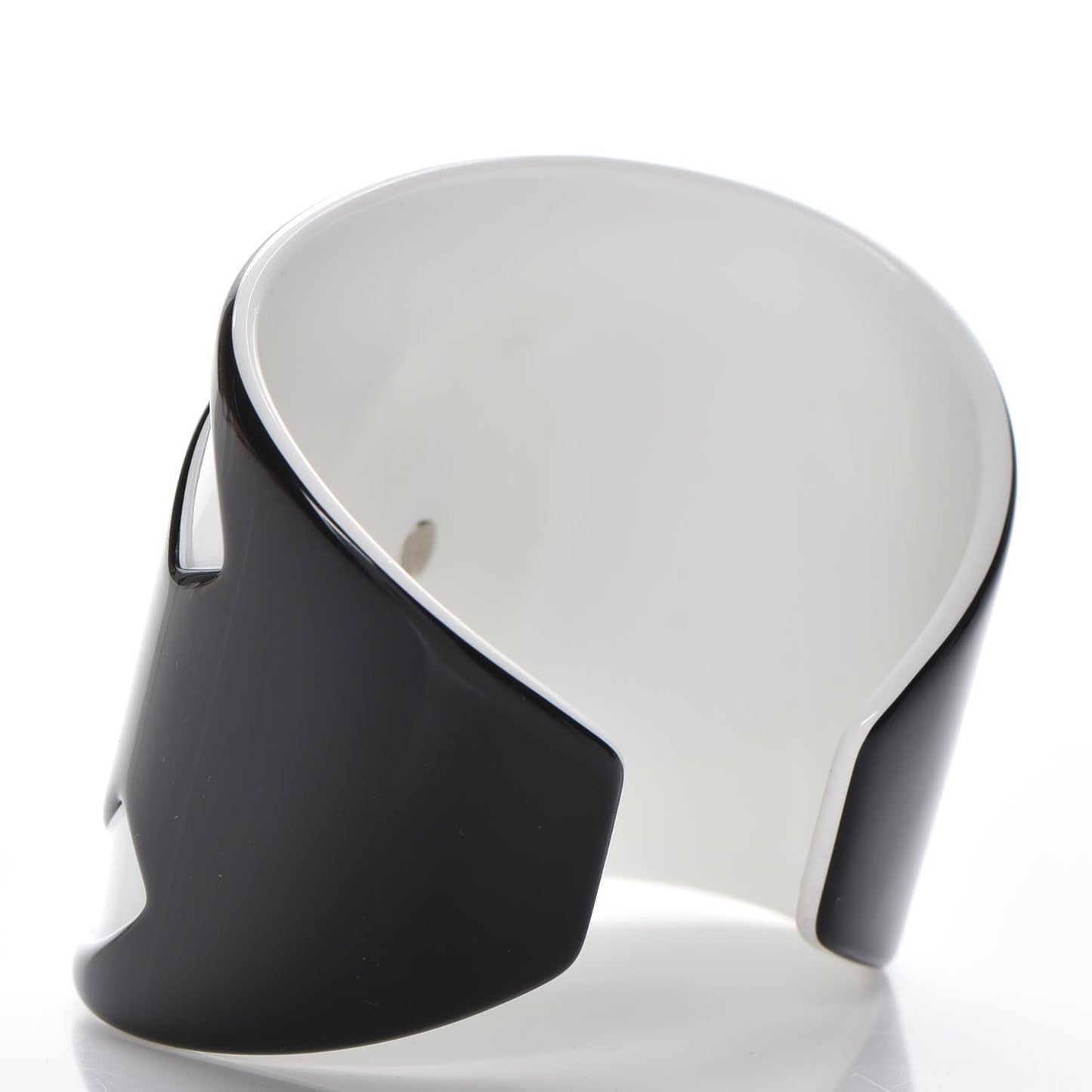 Resin CC Wide Cuff Black White