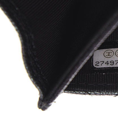 Chanel Iridescent Caviar Flap Quilted Card Holder Black 8 of 9
