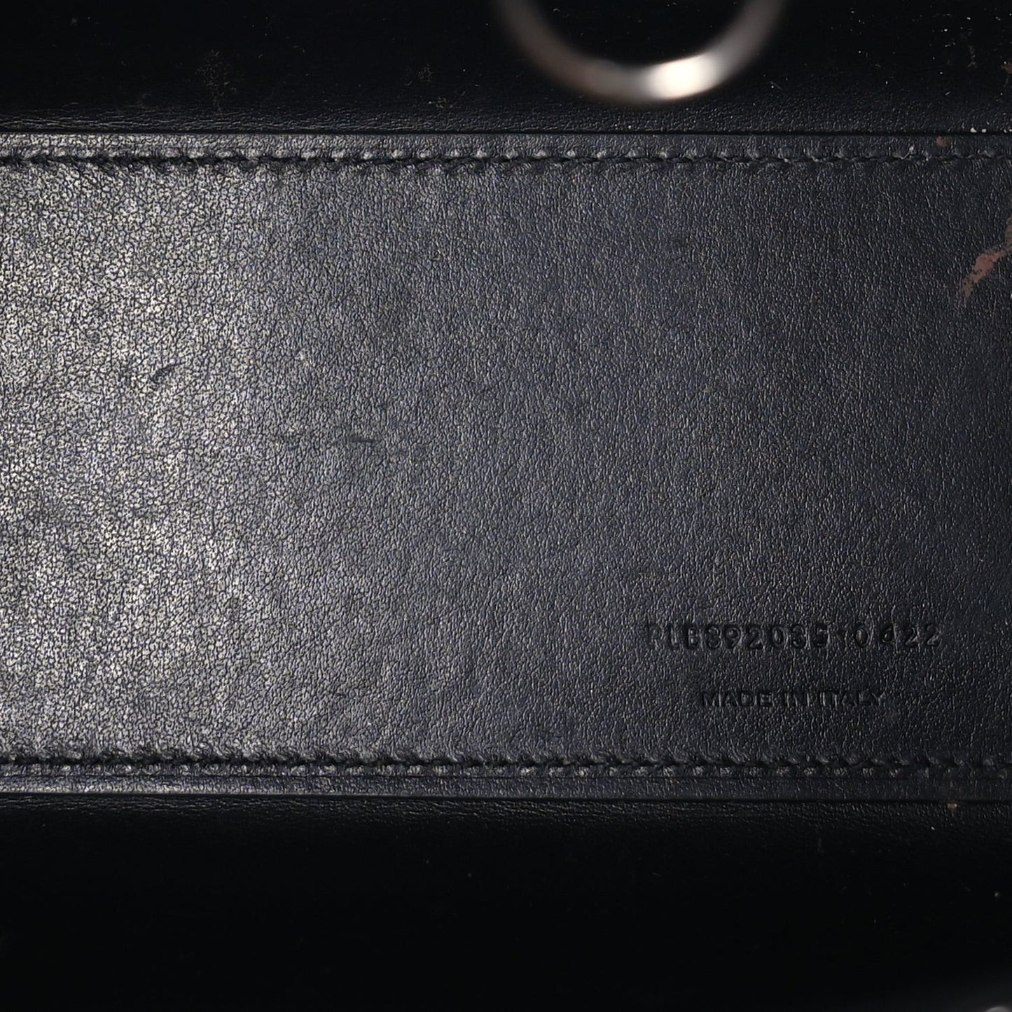Calfskin Crocodile Embossed Nano Sac De Jour Black