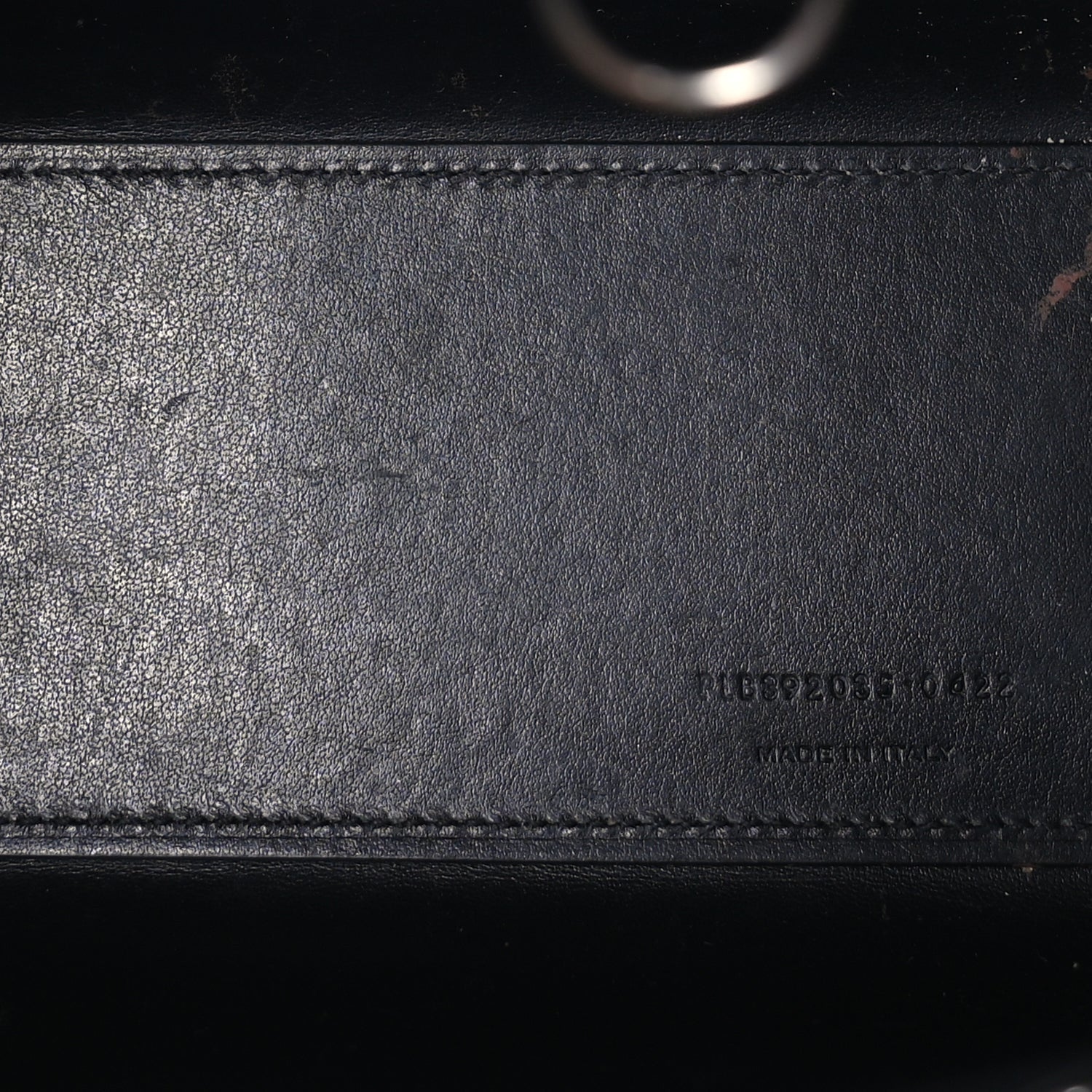 Saint Laurent Calfskin Crocodile Embossed Nano Sac De Jour Black 4 of 8