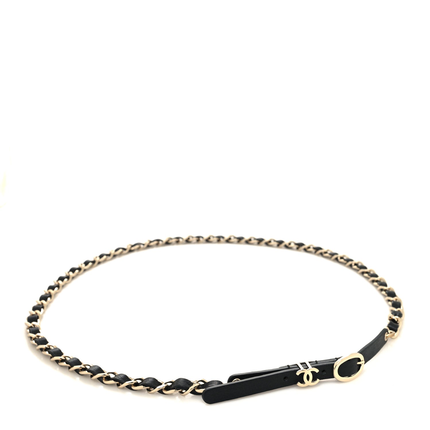 Chanel Lambskin CC Chain Belt 90 Black 1 of 6