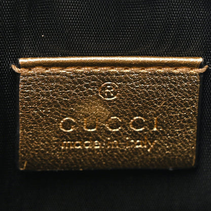 Gucci X SEGA Calfskin GUCCY Stars Mini Dome Shoulder Bag Gold 6 of 7