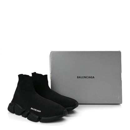 Balenciaga Technical 3D Recycled Knit Mens Speed 2.0 Sneakers Monocolor 43 Black 8 of 8