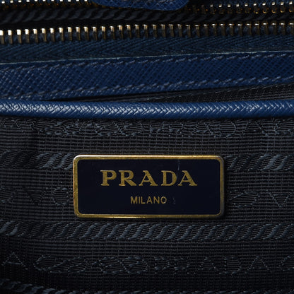 Prada Saffiano Lux Large Tote Bluette 6 of 24