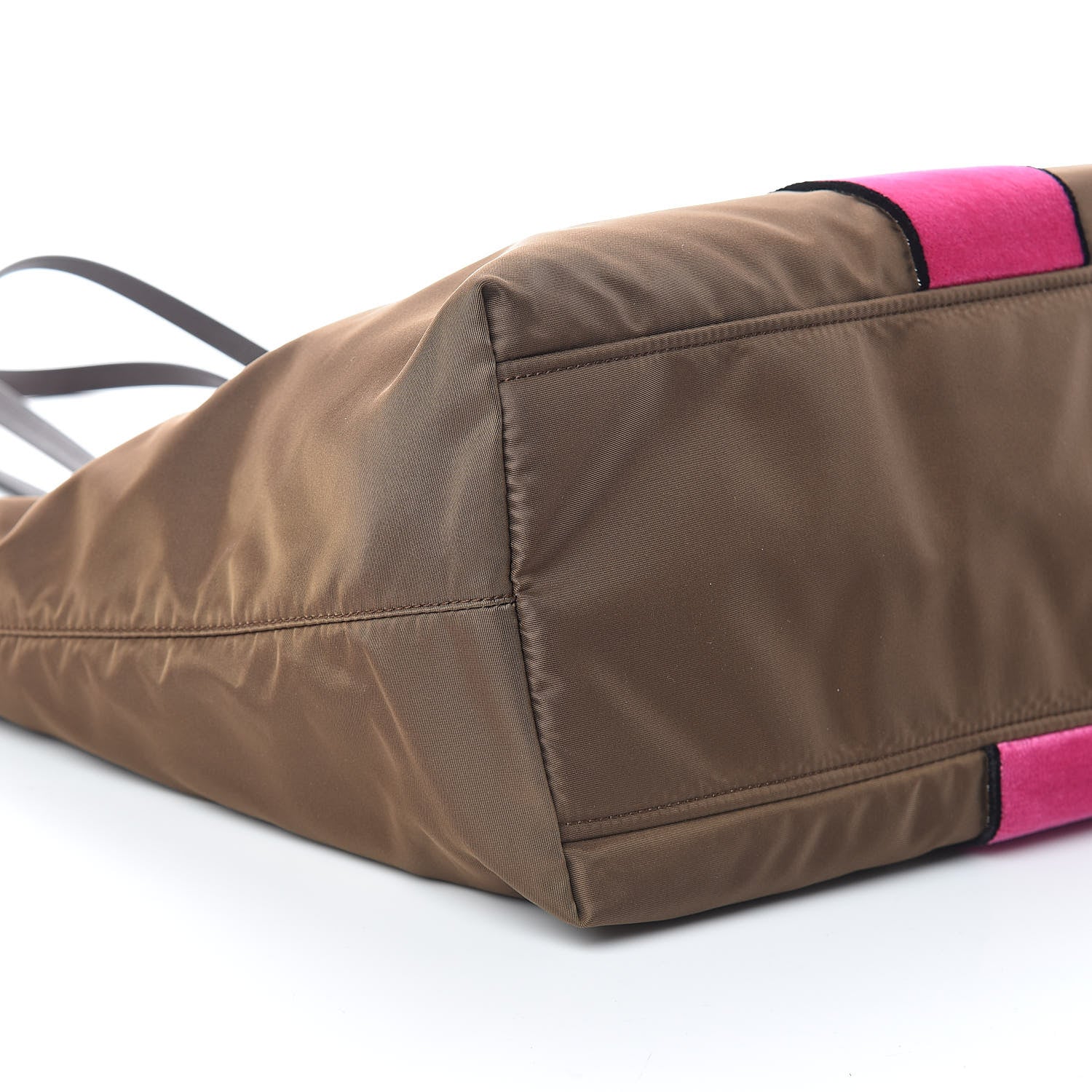 Prada Nylon Ricamo Cahier Tote Rovere 9 of 9