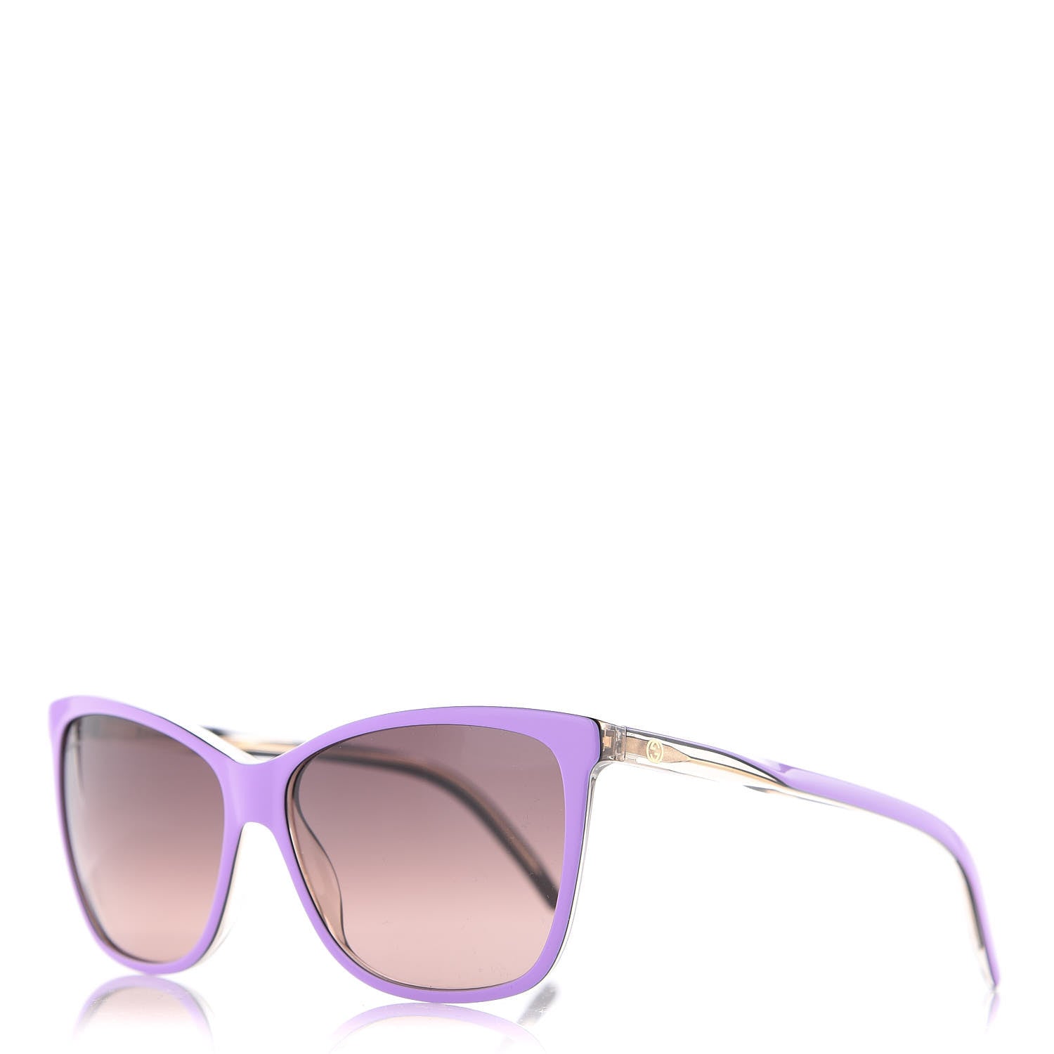 Gucci Acetate Sunglasses GG 3640/S Lilac 1 of 6