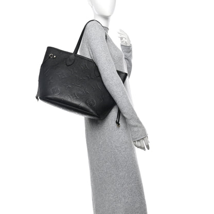 Louis Vuitton Empreinte Monogram Giant Neverfull MM Black 2 of 10