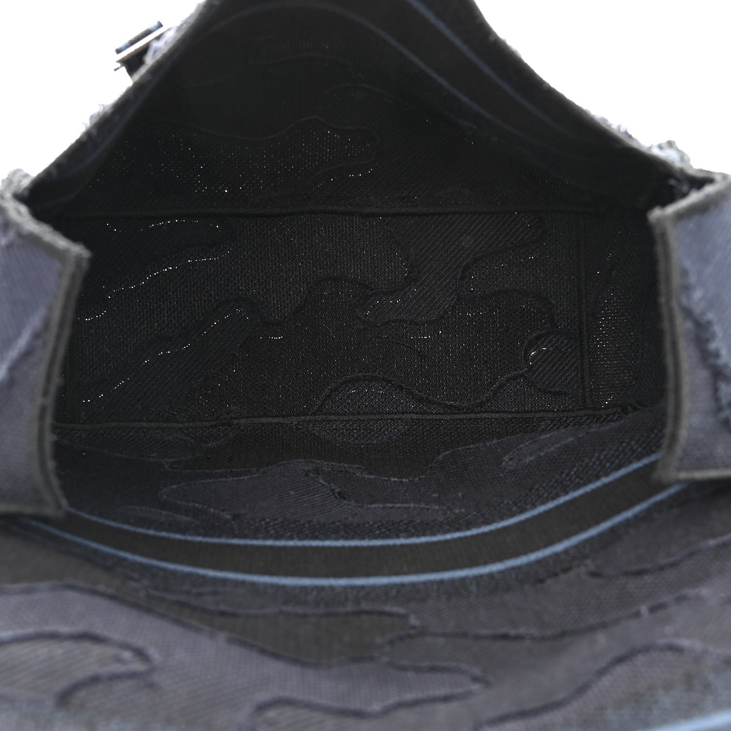 Canvas Embroidered Camouflage Diorcamp Messenger Navy