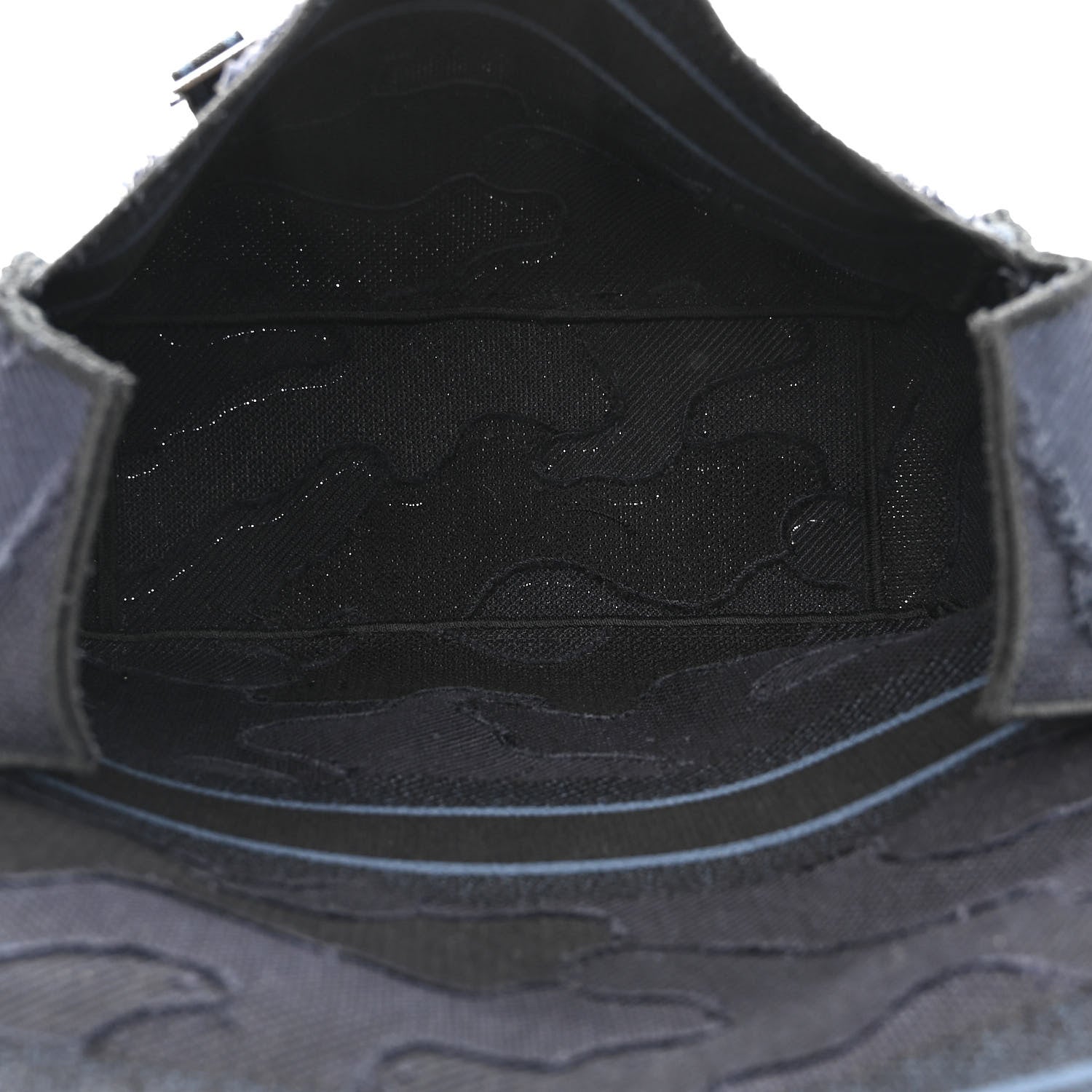 Christian Dior Canvas Embroidered Camouflage Diorcamp Messenger Navy 5 of 12