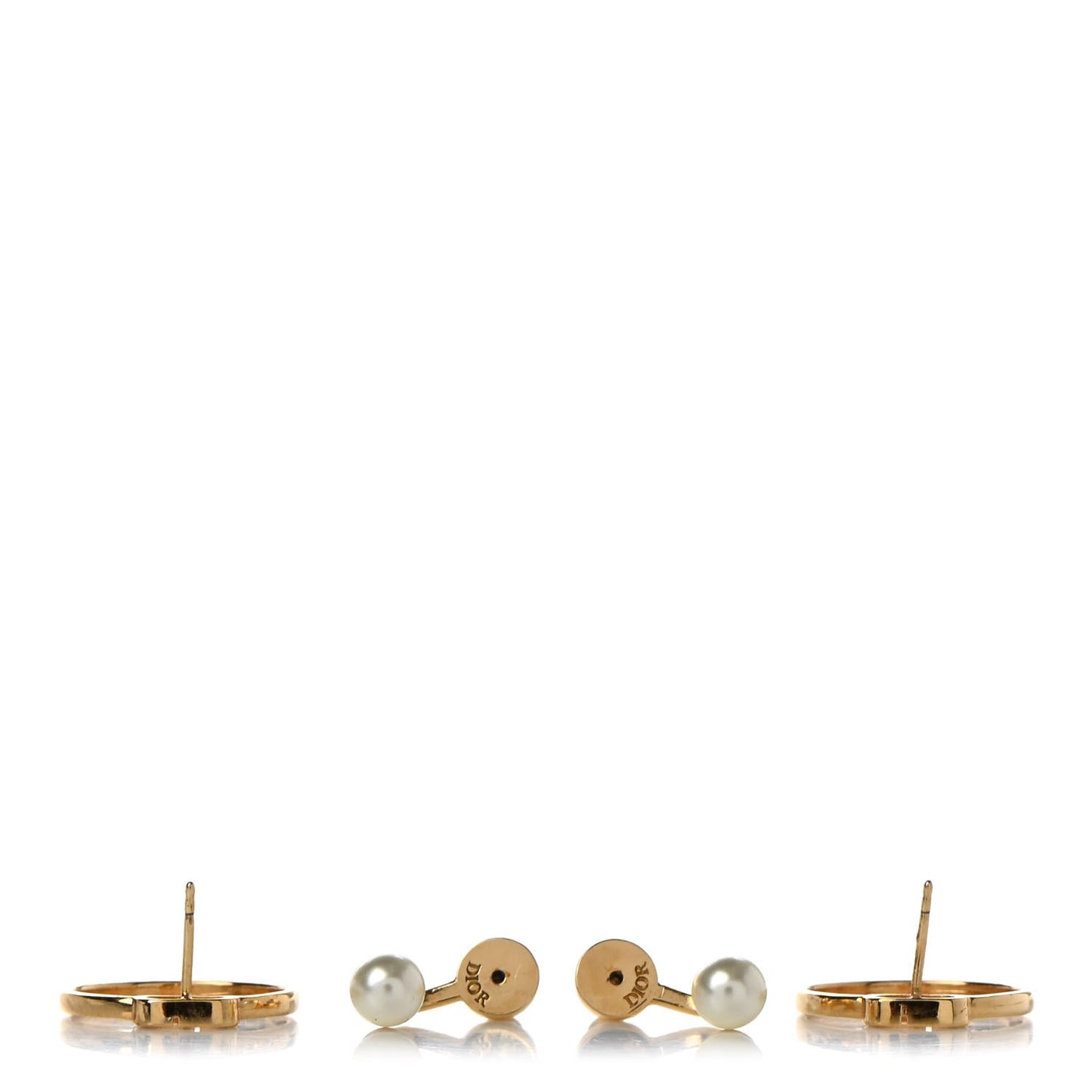 Pearl 30 Montaigne Earrings Gold