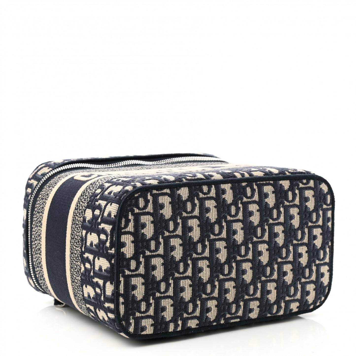 Oblique Diortravel Vanity Case Blue