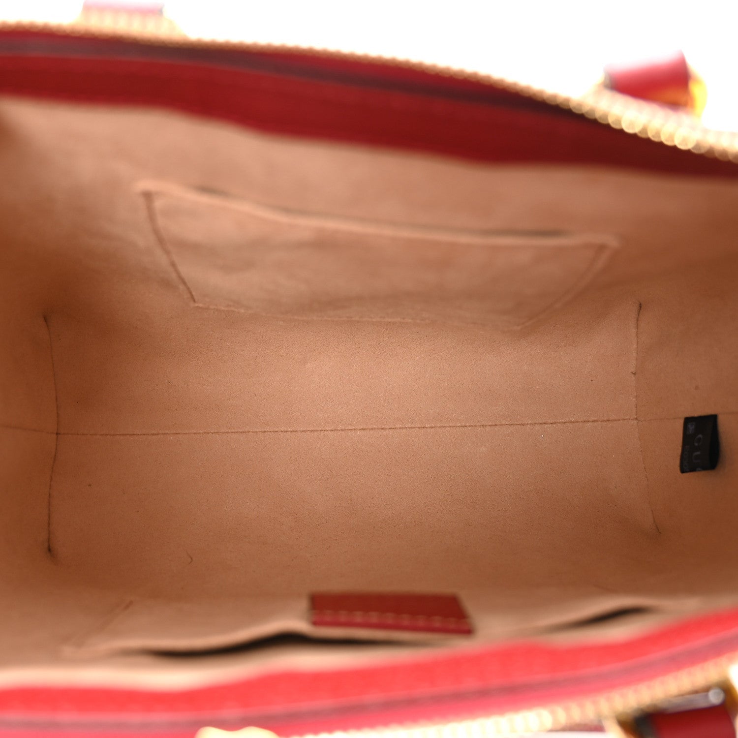 Gucci GG Supreme Monogram Flora Web Small Ophidia Tote Bag Red 5 of 7