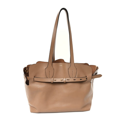 Burberry Soft Smooth Calfskin Medium Tote Limestone 1 of 7
