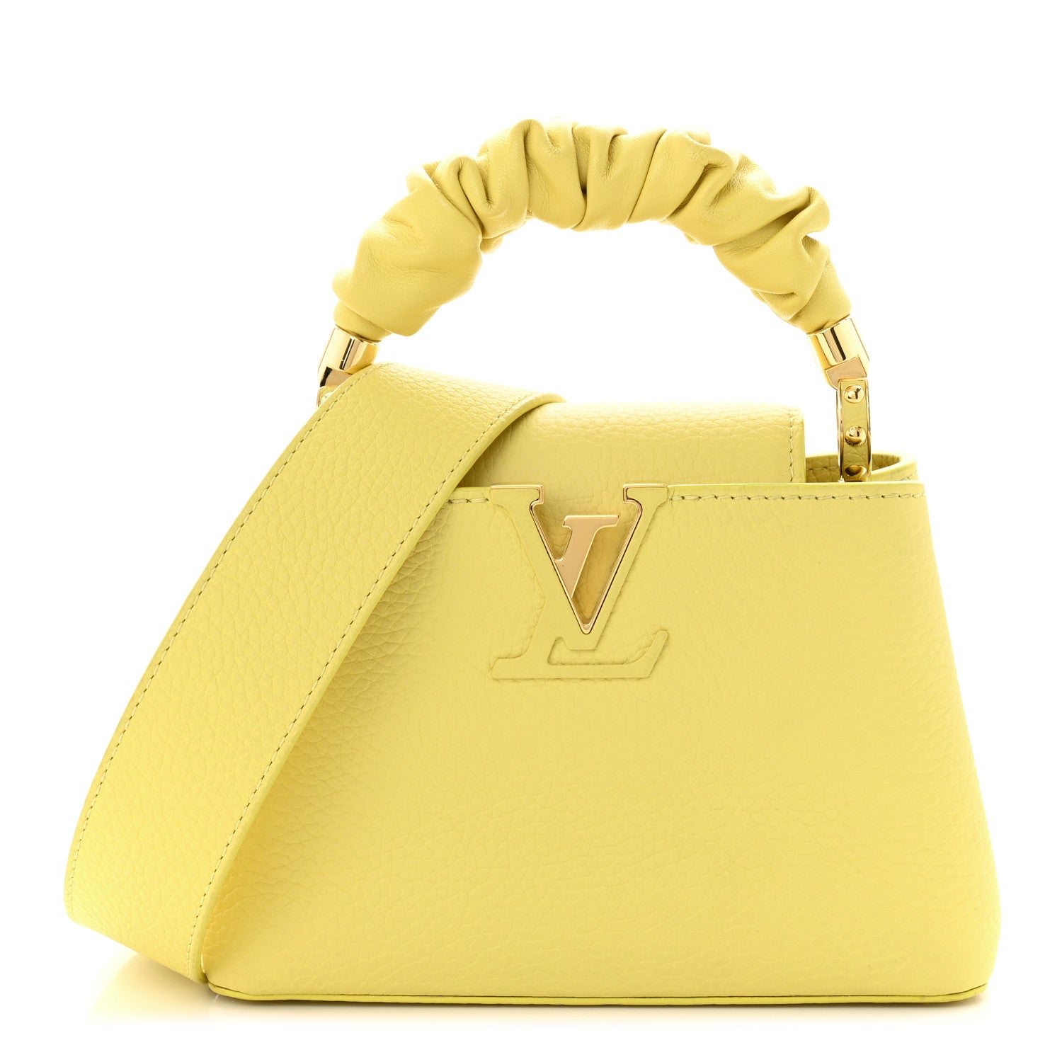 Louis Vuitton Taurillon Mini Chouchou Capucines Jaune 1 of 9