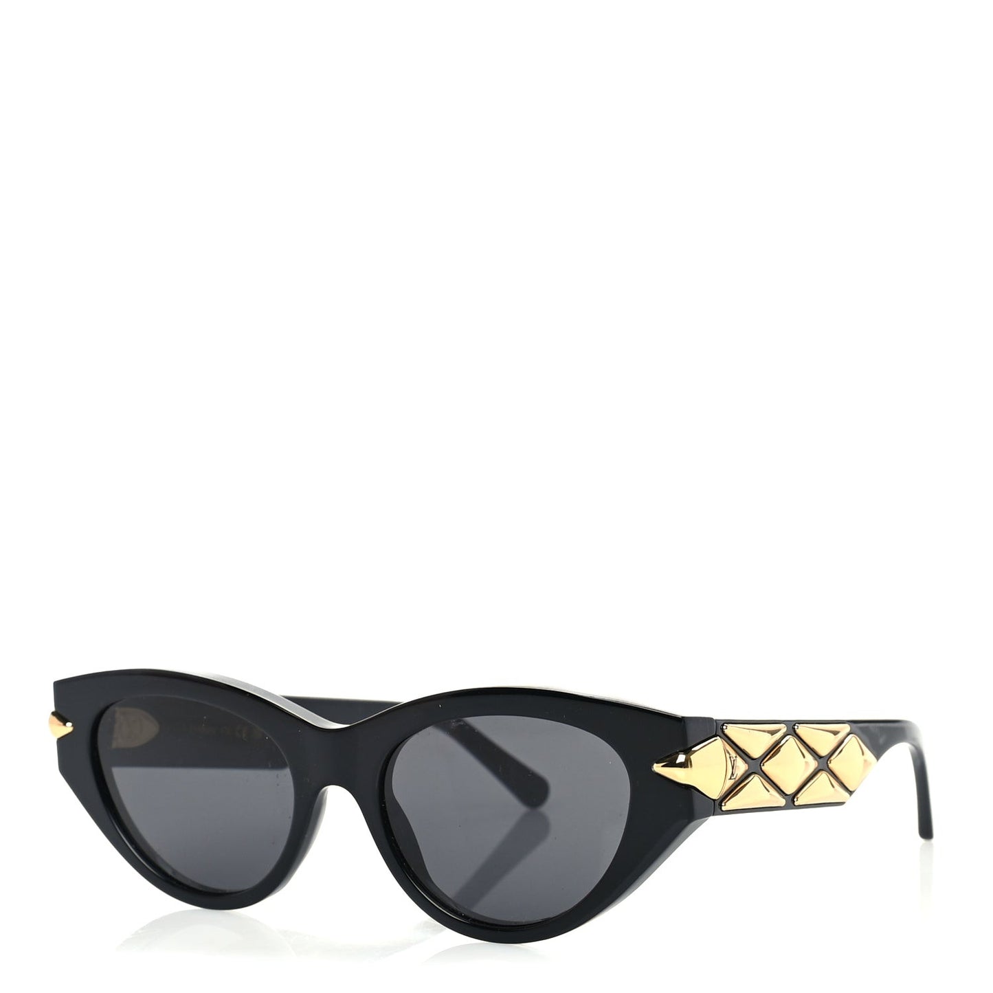 Acetate LV Malletage Cat Eye Sunglasses Z1986 Black