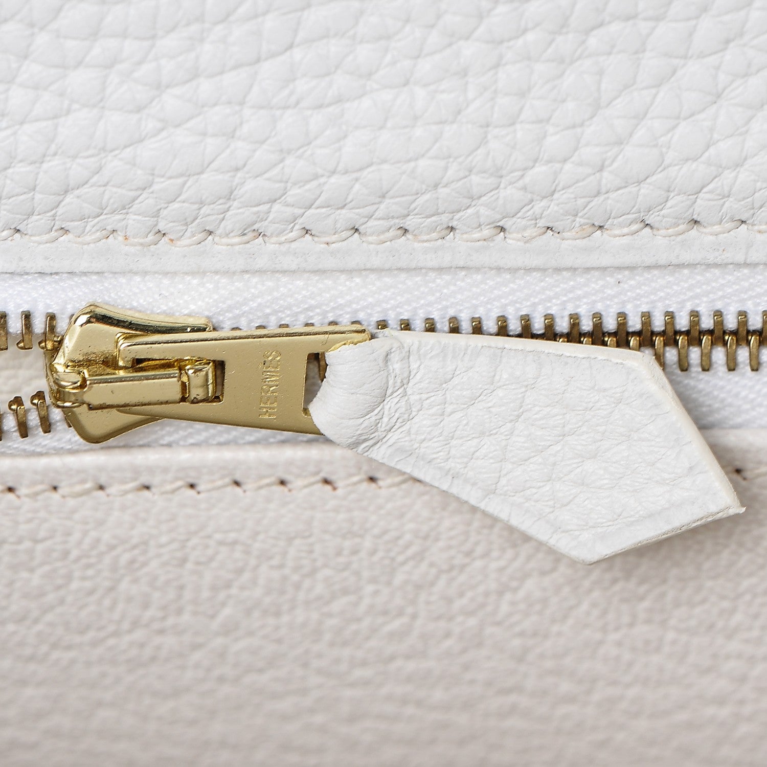 Hermes Taurillon Clemence Kelly Retourne 35 White 20 of 25