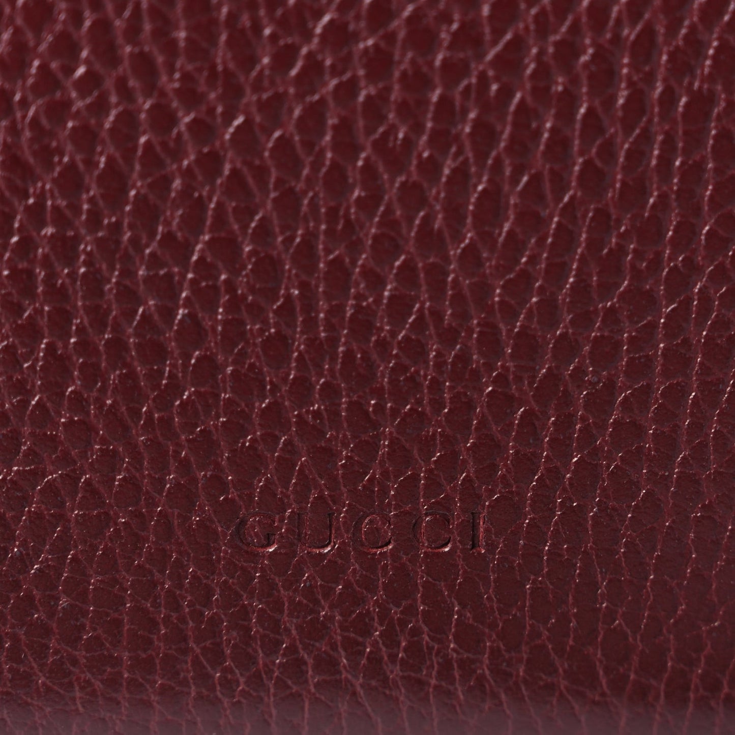 GUCCI Dollar Calfskin Crystal Mini Dionysus Chain Wallet Vintage Bordeaux Vintage Bordeaux