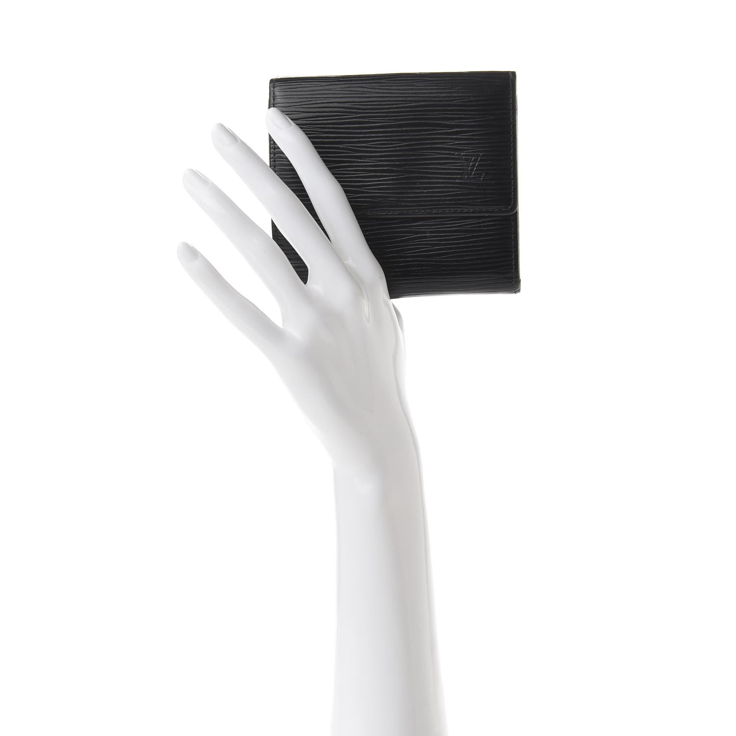 Louis Vuitton Epi Elise Wallet Black 2 of 8