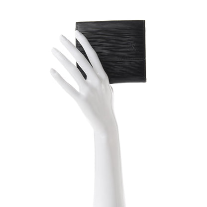 Louis Vuitton Epi Elise Wallet Black 2 of 8