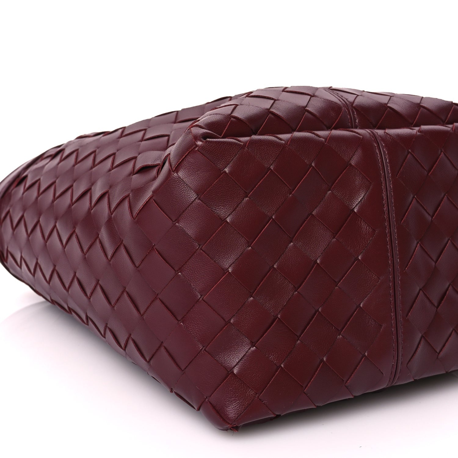 Bottega Veneta Nappa Intrecciato Small Flip Flap Tote Barolo 7 of 8