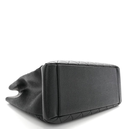Chanel Caviar Quilted Grand Shopping Tote GST Black 4 of 11