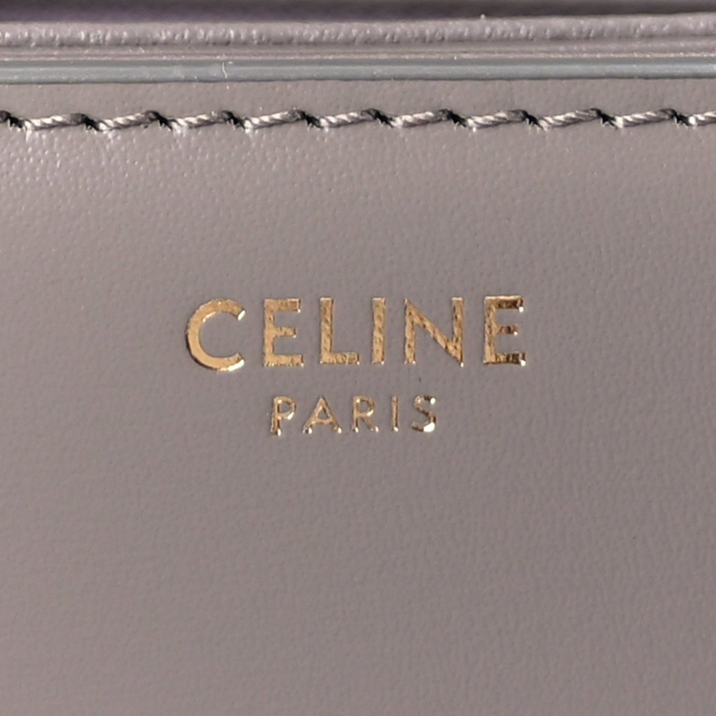 Shiny Calfskin Medium Triomphe  Pebble