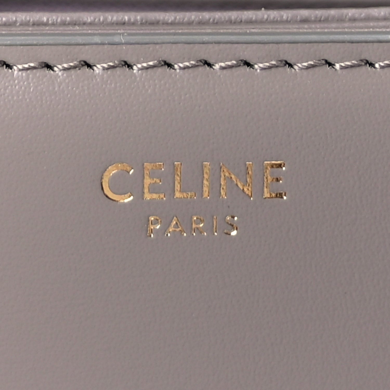 Celine Shiny Calfskin Medium Triomphe  Pebble 9 of 16