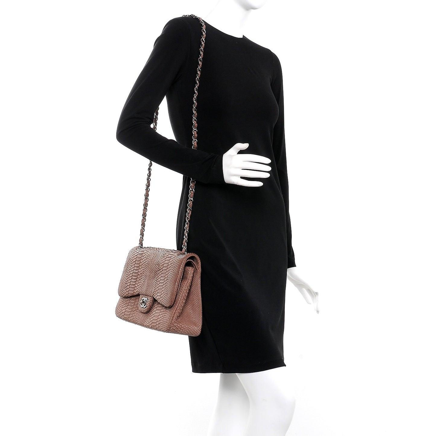 Python Jumbo Double Flap Tawny