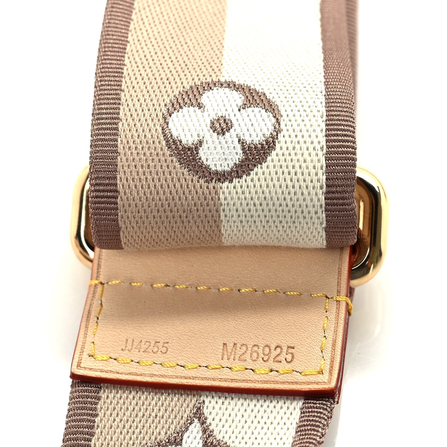 Louis Vuitton Jacquard Speedy Bandouliere 20 Shoulder Strap  Beige 5 of 6