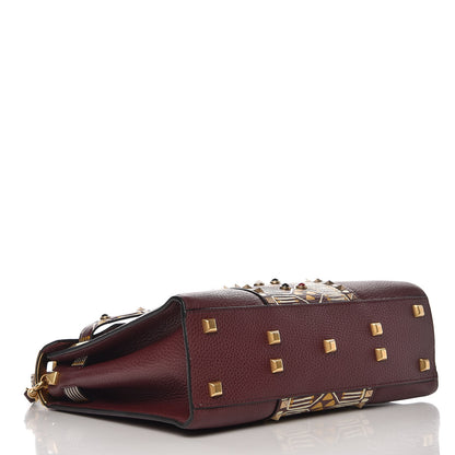 Valentino Garavani Alce Tribal Medium My Rockstud Frame Bag Rubin 4 of 8