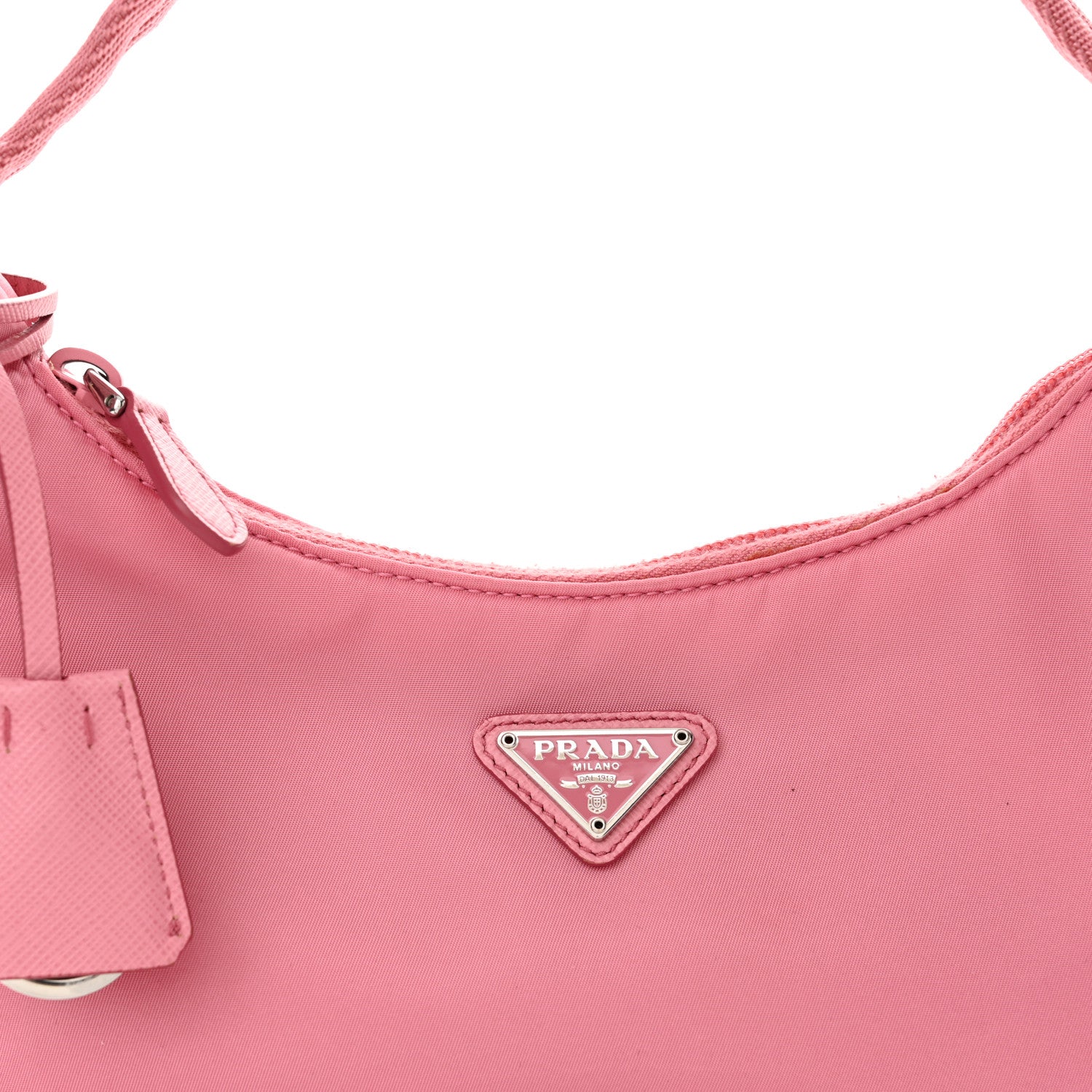 Prada Tessuto Nylon Mini Re-Edition 2000 Bag Begonia 8 of 13