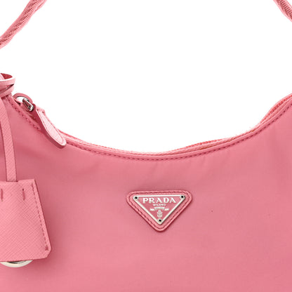 Prada Tessuto Nylon Mini Re-Edition 2000 Bag Begonia 8 of 13
