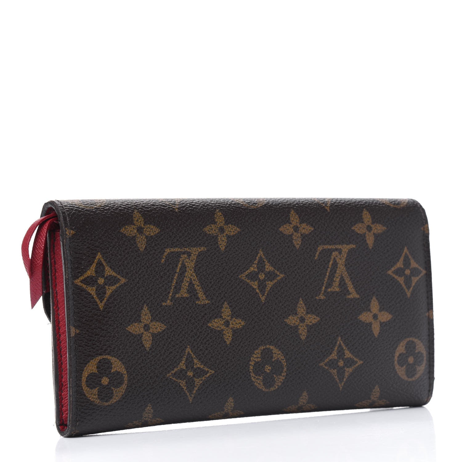Louis Vuitton Monogram Emilie Wallet Red 2 of 4