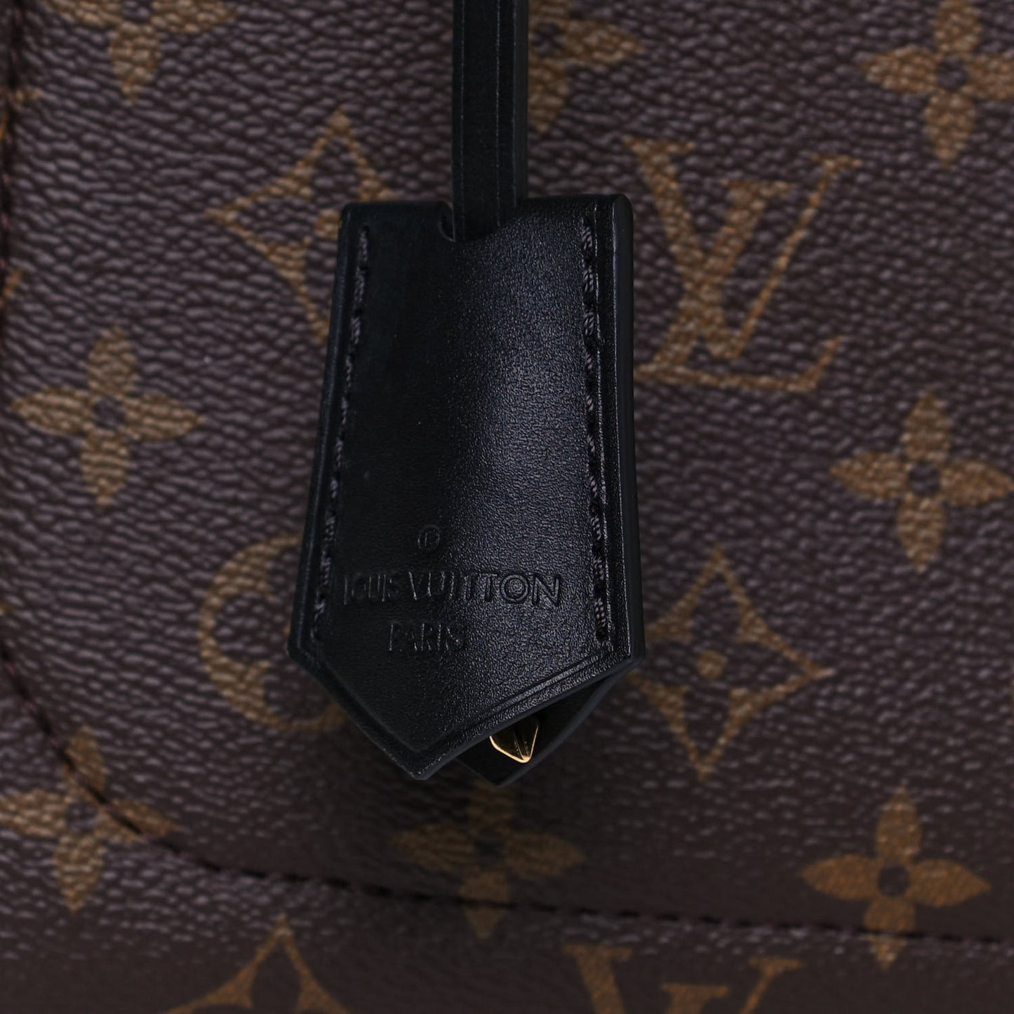 Monogram Flower Tote Black