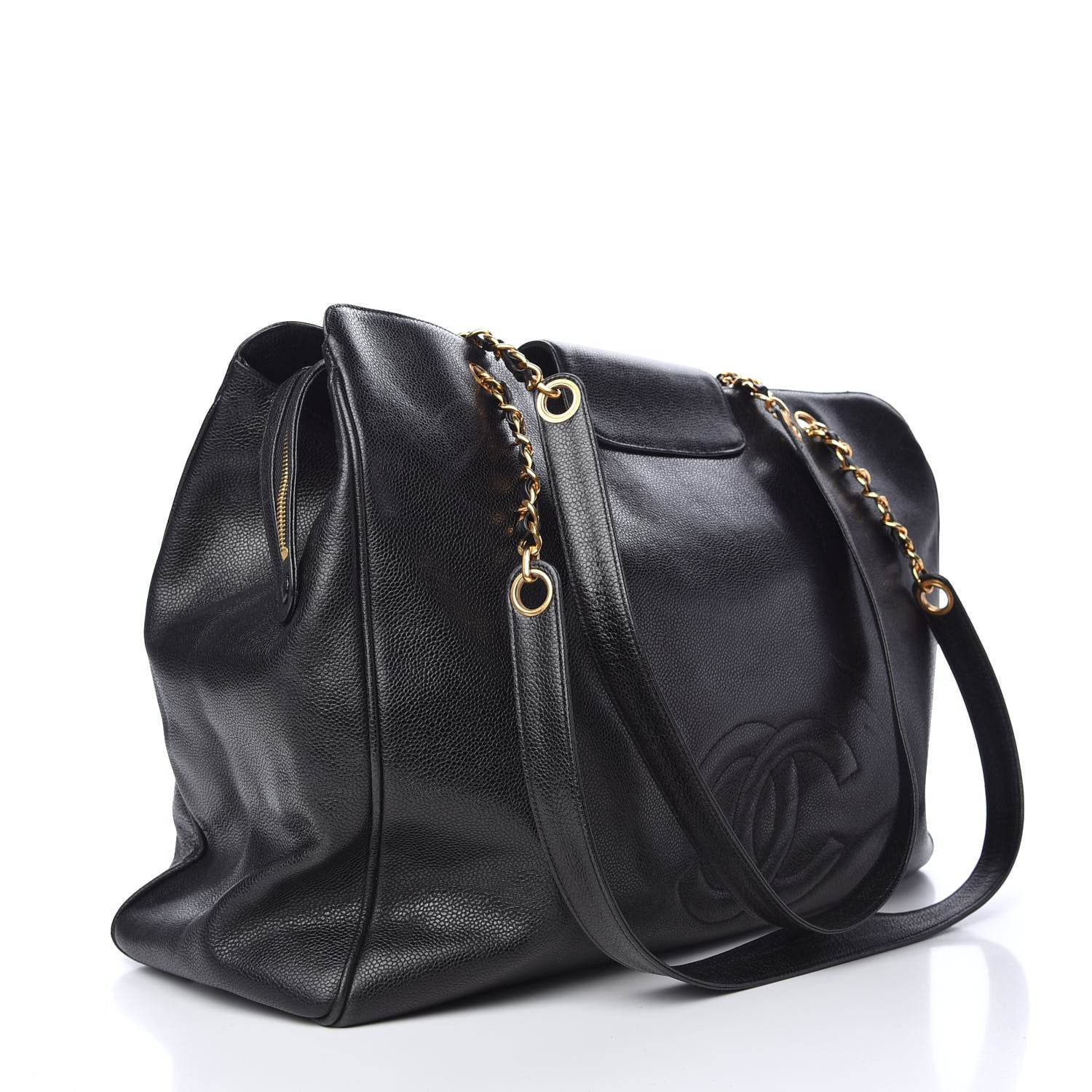 Chanel Caviar XL Weekender Bag Black 3 of 9