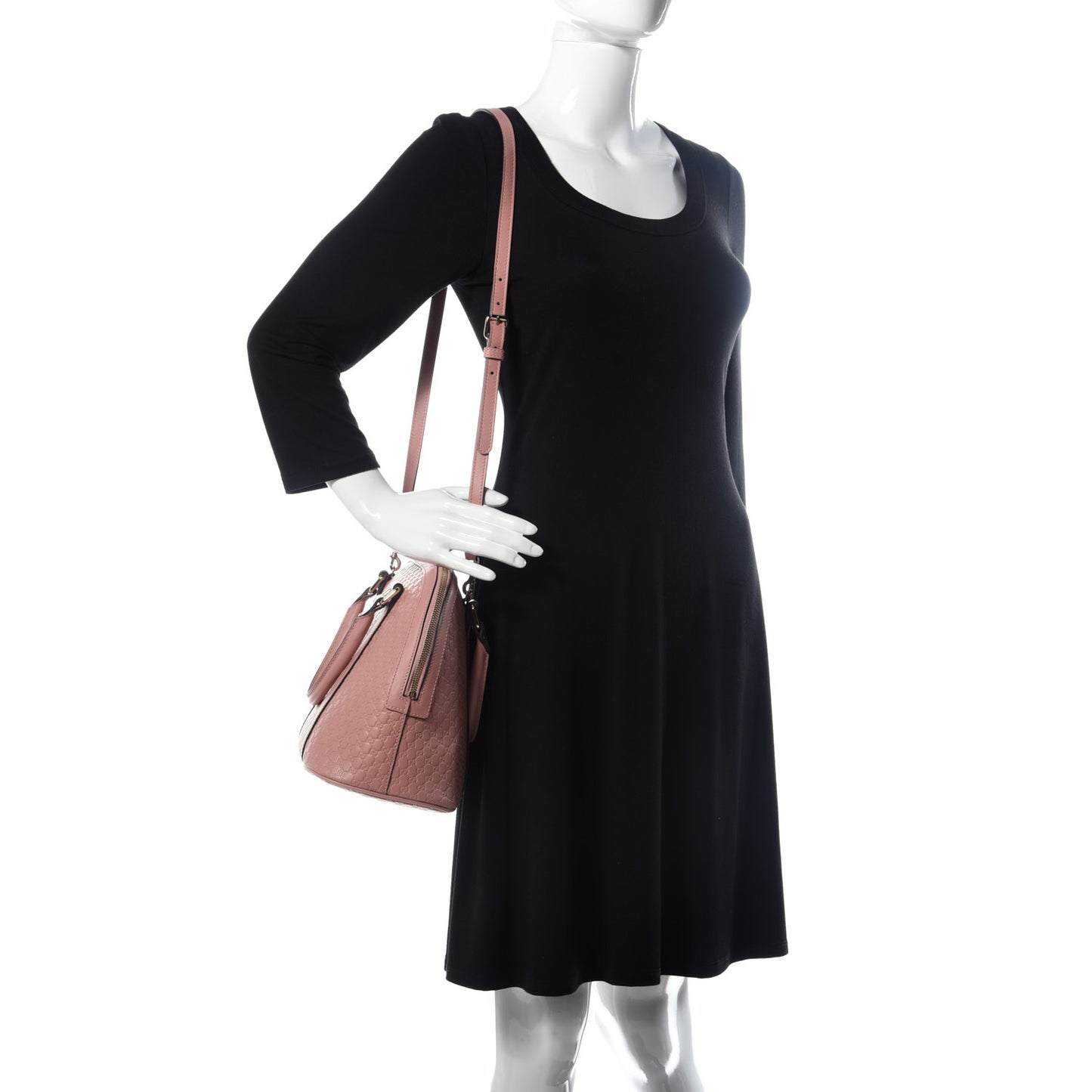 Microguccissima Medium Dome Bag Soft Pink