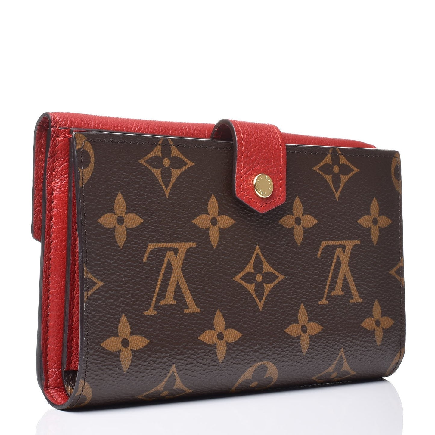 Monogram Pallas Compact Wallet Cherry