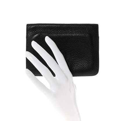 Hermes Togo Dogon Compact Wallet Black 2 of 6