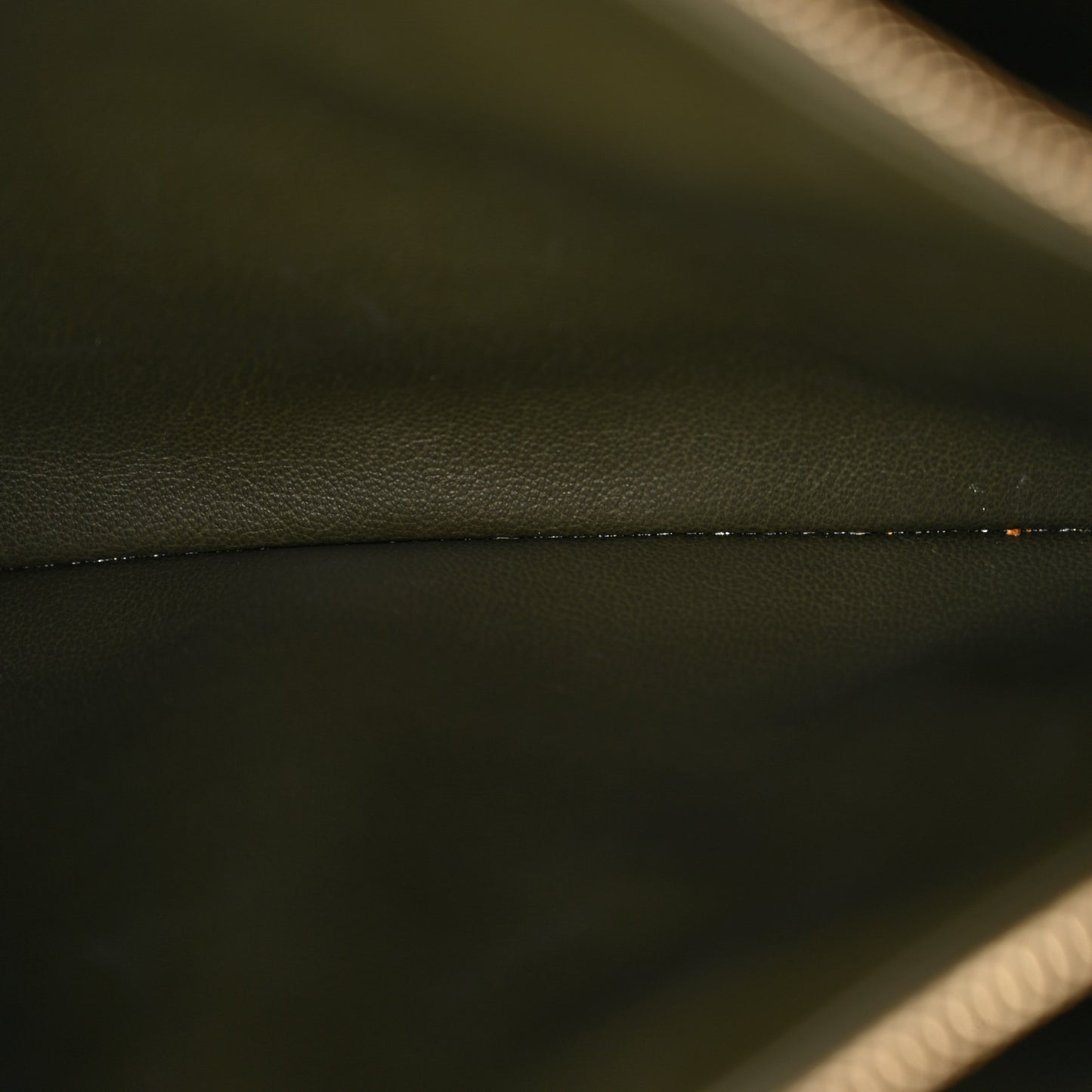 Lambskin Embossed Monogram Coussin PM Beige Cream