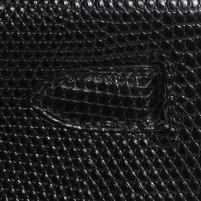 Hermes Lizard Kelly Sellier 28 Black 20 of 26