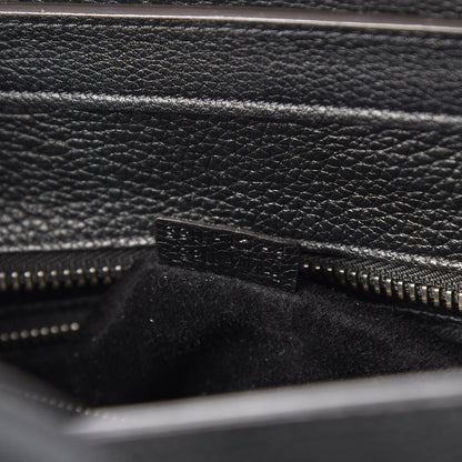 Celine Drummed Calfskin Micro Luggage Black 8 of 8