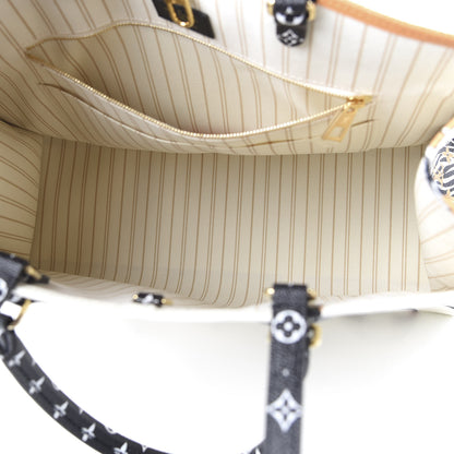 Louis Vuitton Monogram Giant Jungle Onthego GM Ivory 5 of 9