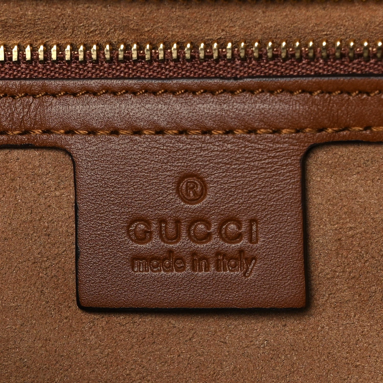 Gucci GG Supreme Monogram Medium Padlock Tote Beige Cuir 6 of 9